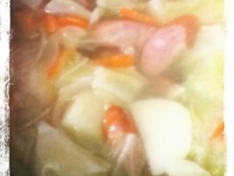 ボリューム満天☆寒い冬にぴったりの野菜スープ